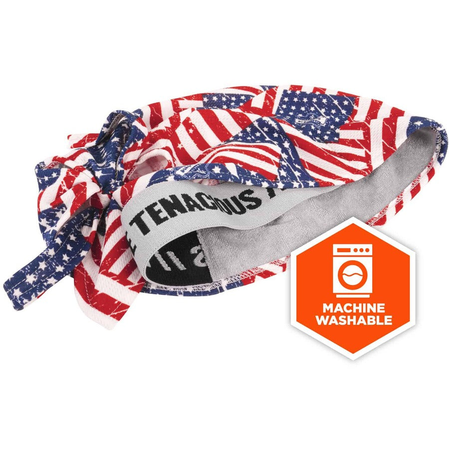 Ergodyne Chill-Its 6615 High-Performance Bandana Do Rag, Multi-Color Fabric, 6 per Carton