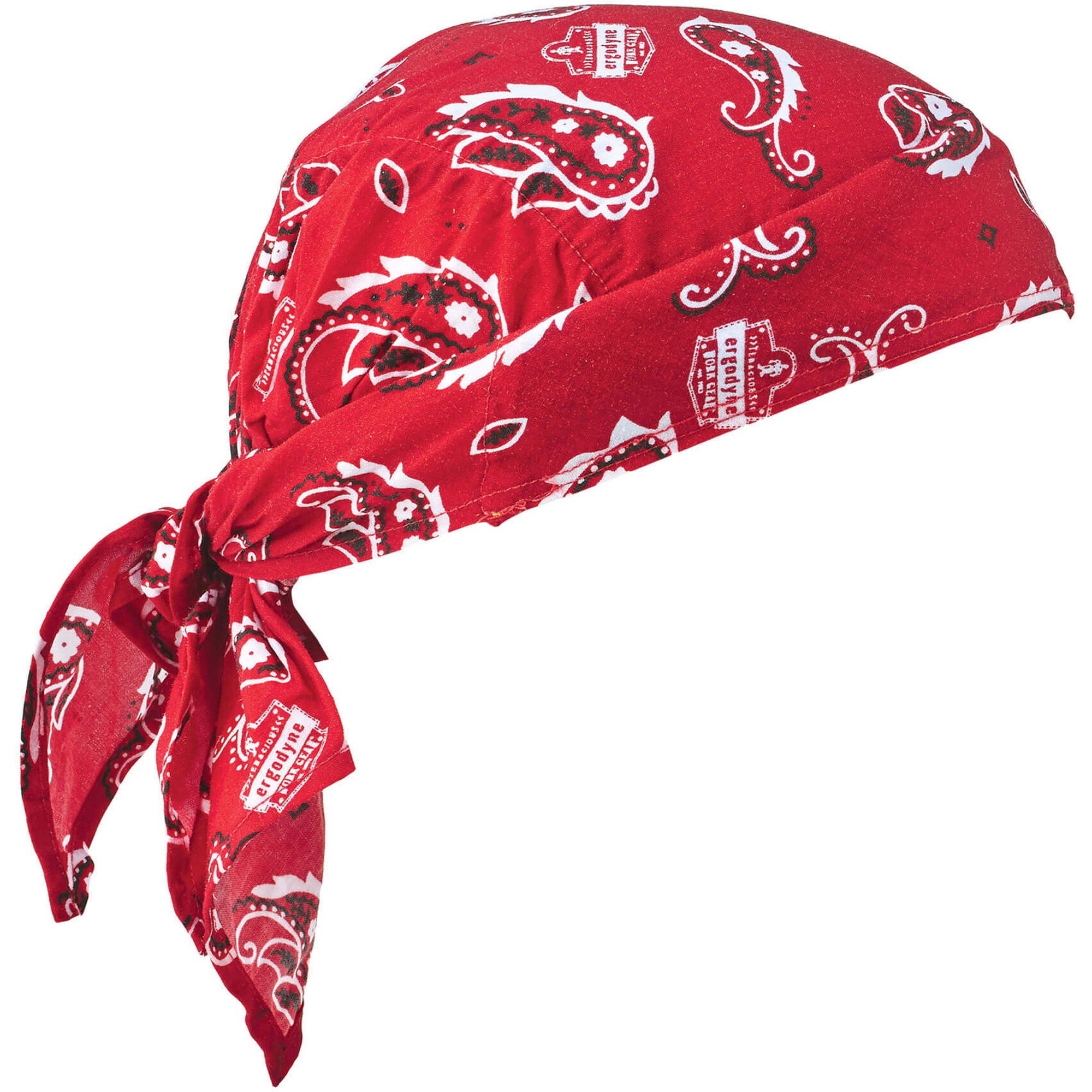 Ergodyne 6710 Evaporative Cooling Hat - Red - Acrylic, Polymer