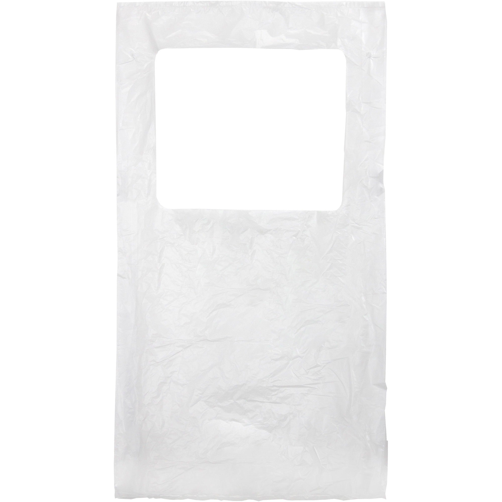 12.50" Width x 23" Depth - Frosted Clear - High-density Polyethylene (HDPE) - Receptacle - 500 / Carton
