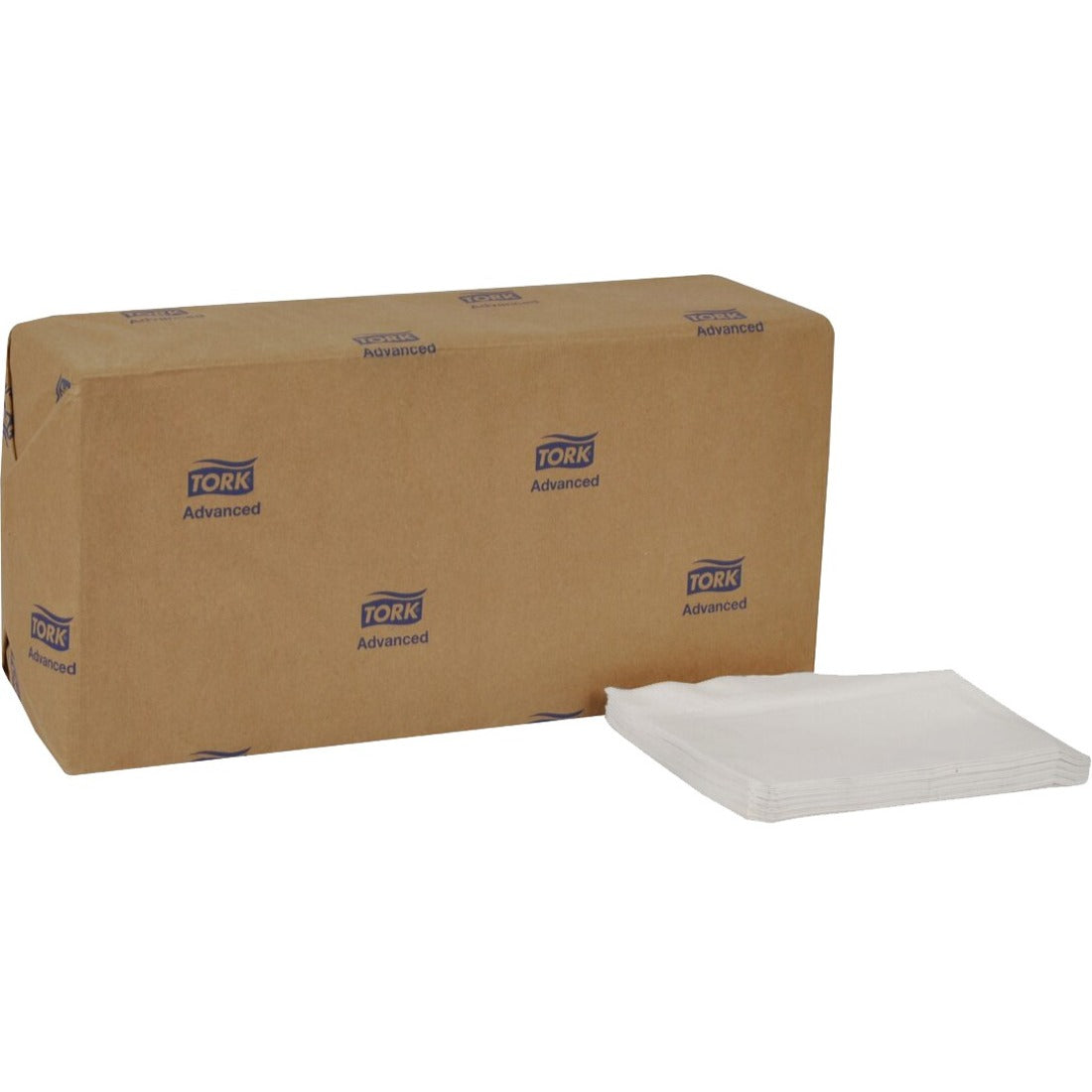 1 Ply - Masterfold - 12" Width x 17" Length - White - Fiber - 500/Pack - 12 / Carton