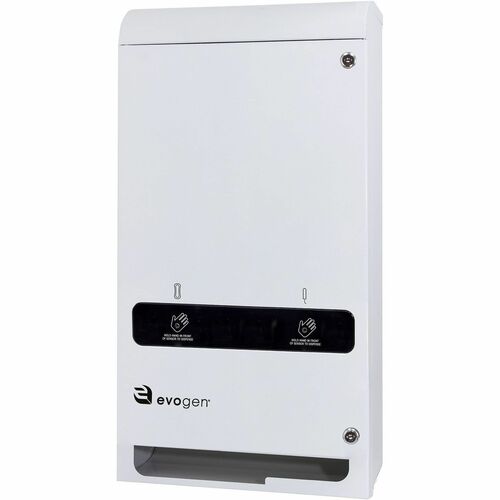 Hospeco Evogen EV3 No-Touch Menstrual Care Dual Vendor (EVNT3) - White - Metal - 1 Each