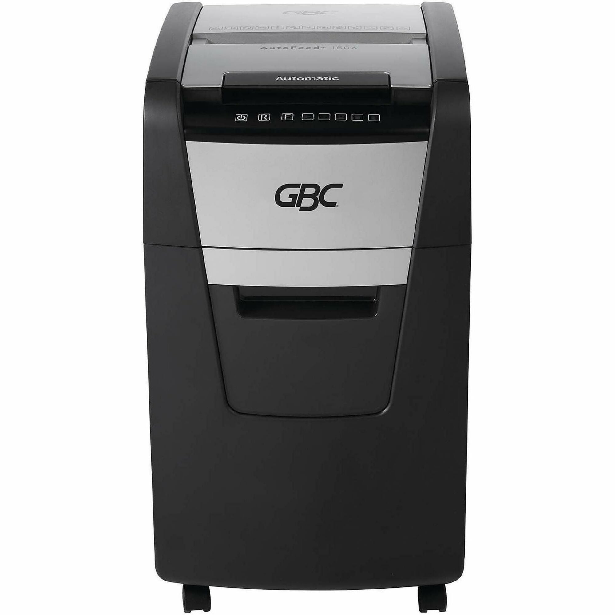 Continuous Shredder - Super Cross Cut - 8 Per Pass - for shredding Credit Card, Paper Clip, Staples, Paper - P-4 - 30 Minute Run Time - 11.60 gal Wastebin Capacity - Black