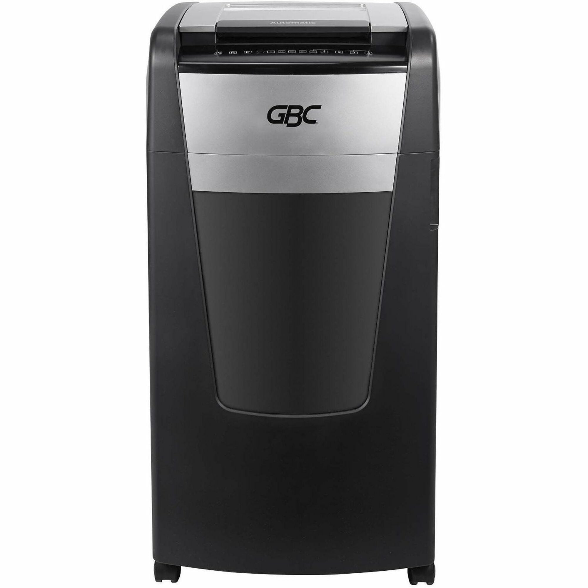 Continuous Shredder - Super Cross Cut - 15 Per Pass - for shredding Credit Card, Paper Clip, Staples, Paper - P-4 - 4 Hour Run Time - 29 gal Wastebin Capacity - Black