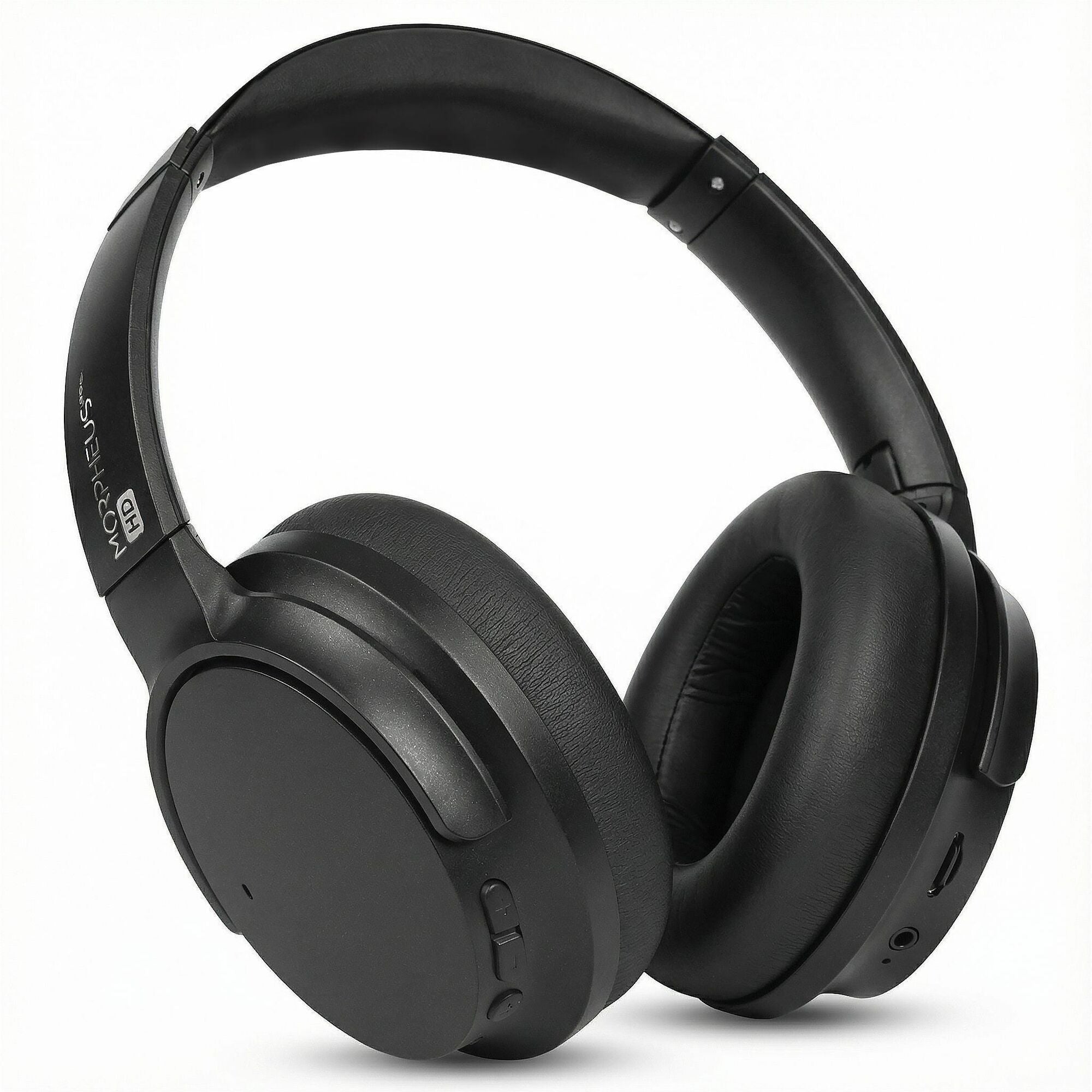 Stereo - Mini-phone (3.5mm) - Wired/Wireless - Bluetooth - Over-the-ear - Binaural - Noise Canceling - Black