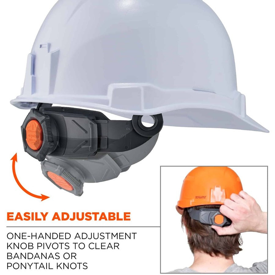 Ergodyne 8973LED Full Brim Hard Hat, White, White