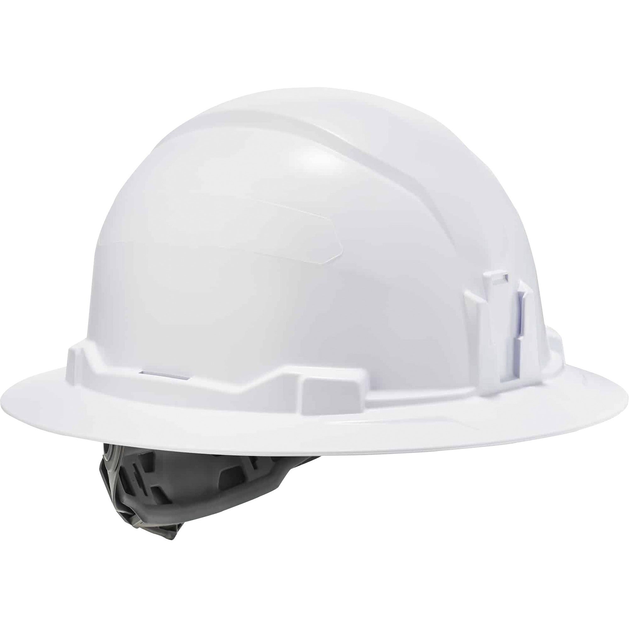 Ergodyne 8971 Full Brim Hard Hat, White, White