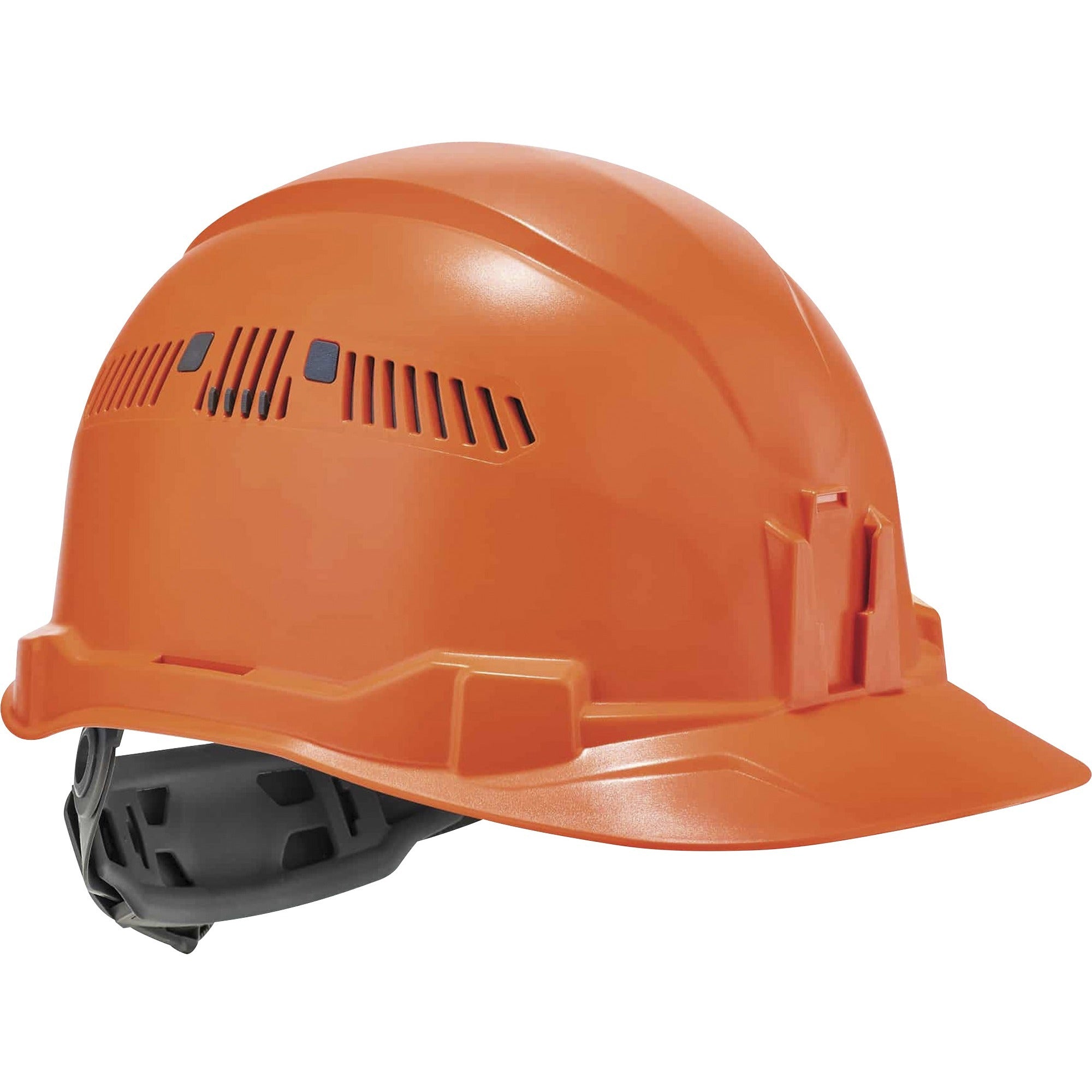 Ergodyne Skullerz 8972 Class C Cap-Style Hard Hat, Orange, Vented, Adjustable Ratchet, Removable Sweatband, Lightweight, Heavy Duty, 1 Each