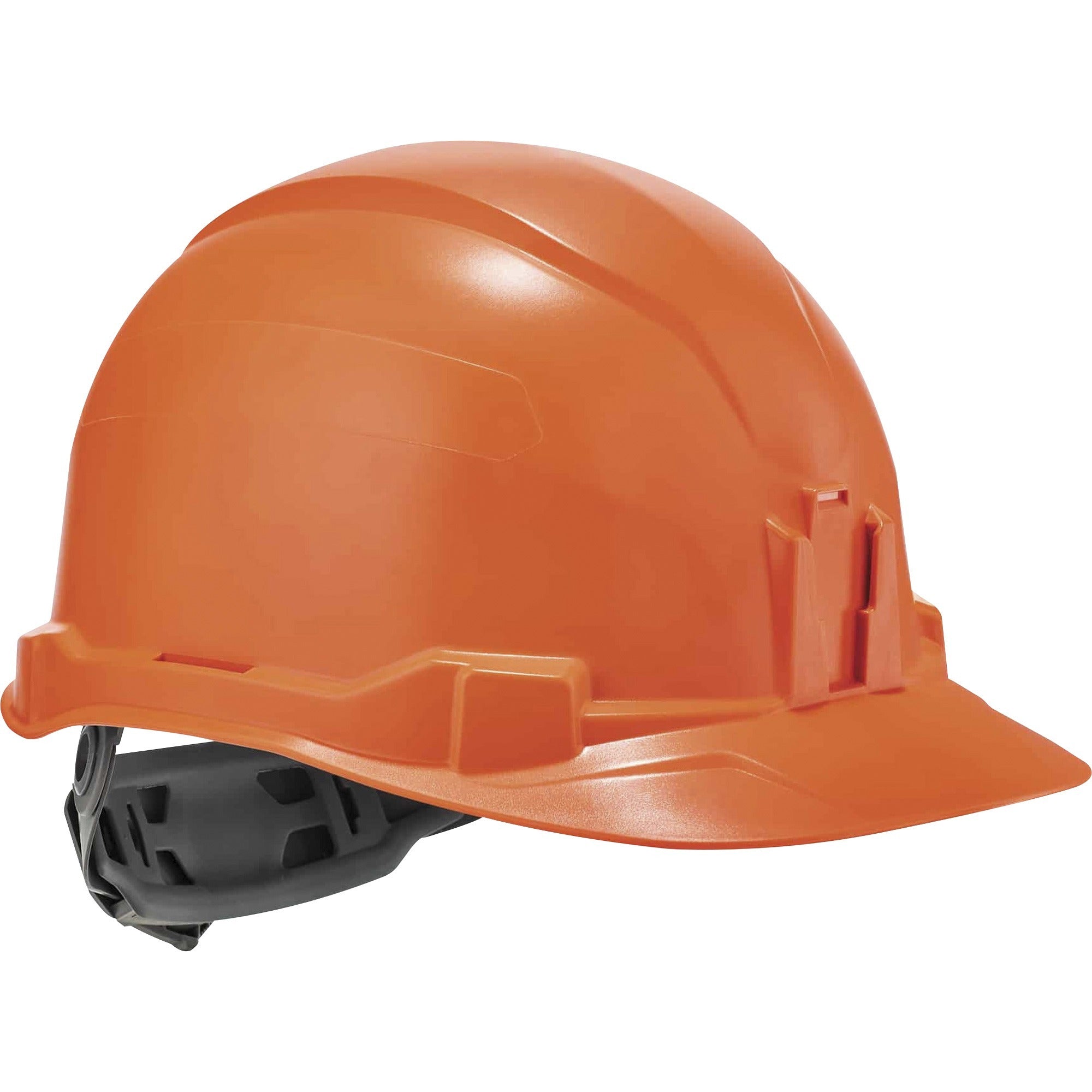 Ergodyne Skullerz 8970 Class E Cap-Style Hard Hat, Orange, Adjustable Ratchet, Removable Sweatband, Lightweight, Heavy Duty, 1 Each