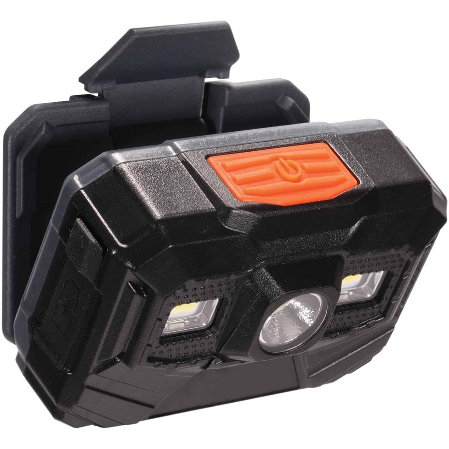 LED - 300 lm Lumen - Battery Rechargeable - Battery - Drop Resistant, Dust Resistant, Water Resistant - Black - 1 Each