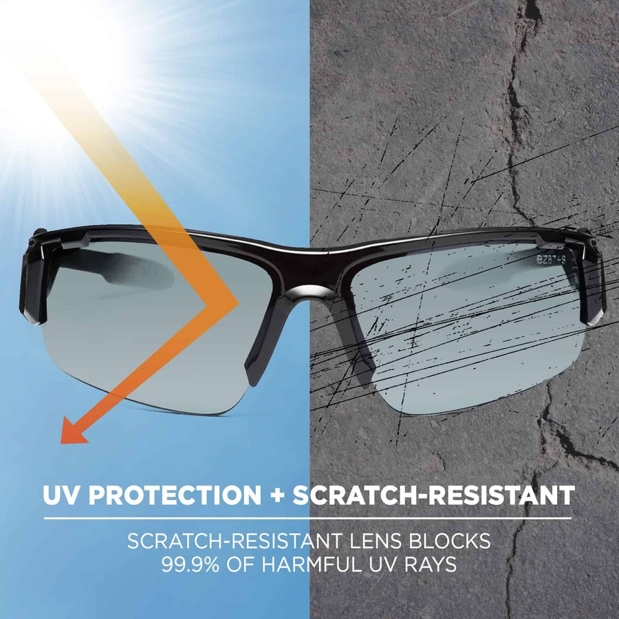 Ergodyne Dagr Silver Lens Safety Glasses