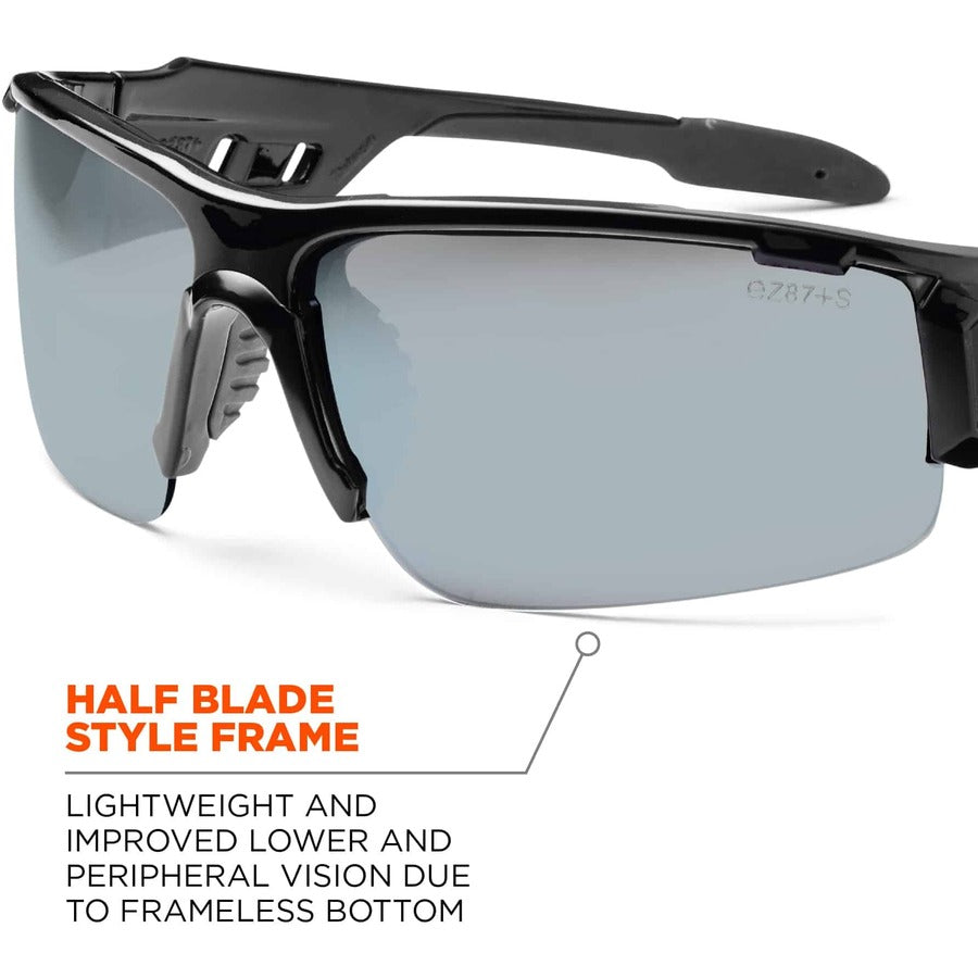 Ergodyne Dagr Silver Lens Safety Glasses