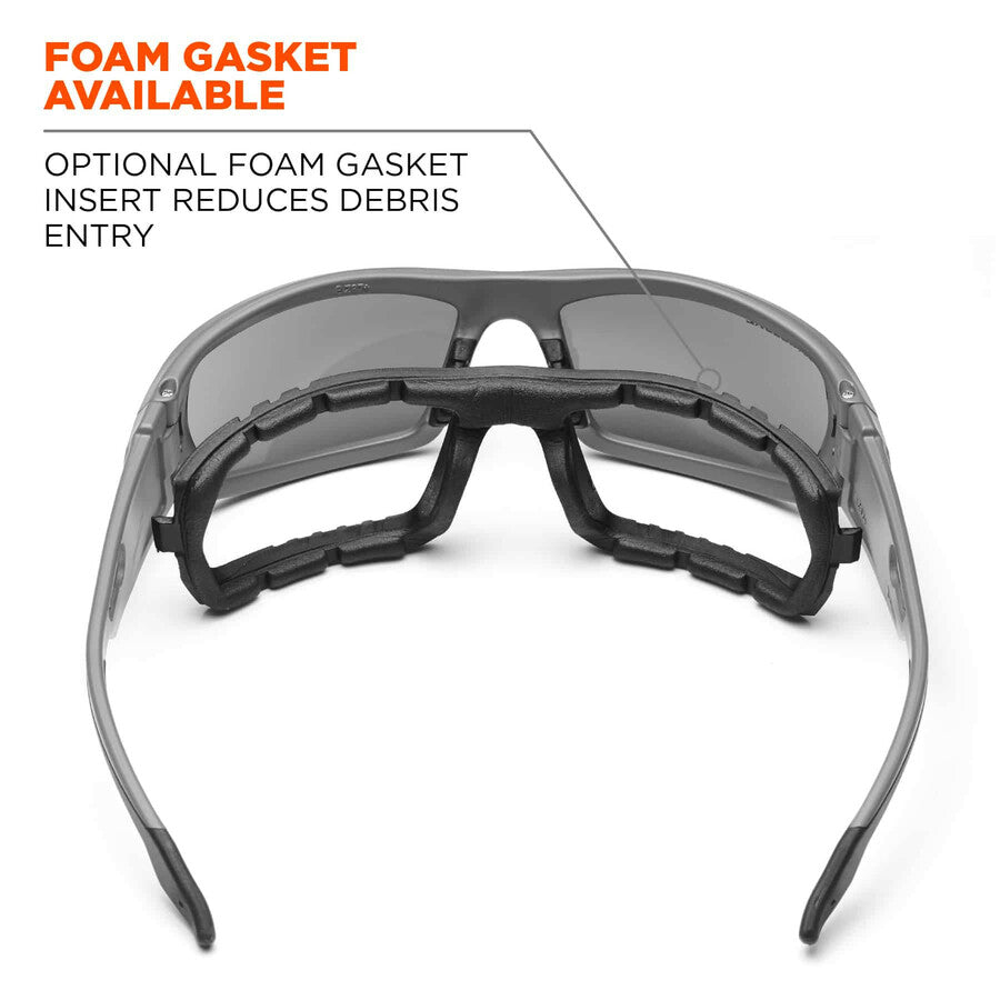 Ergodyne Odin AF Clear Safety Glasses, Kryptek Typhon Frame, Anti-Fog, Scratch Resistant, Impact Resistant, Comfortable, 1 Each