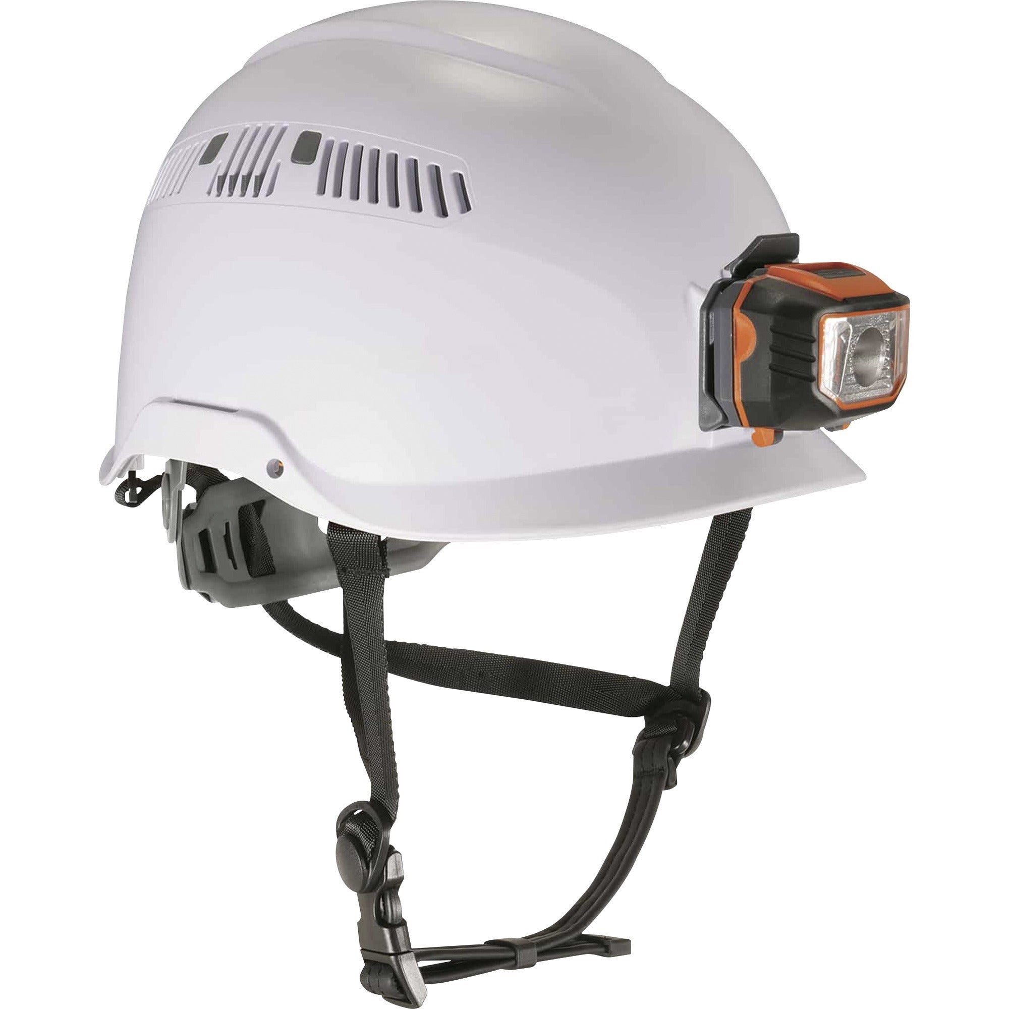 Ergodyne 8975LED Class C Safety Helmet, White, White