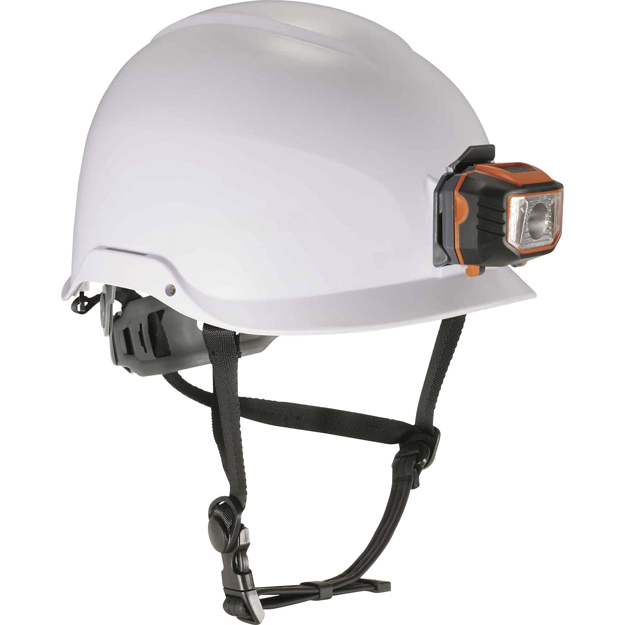 Ergodyne 8974LED Class E Safety Helmet, White, White