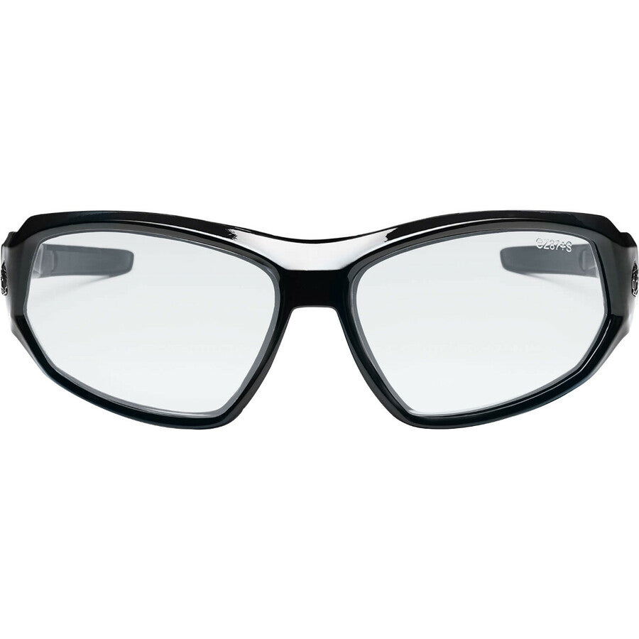 Ergodyne Loki AF Clear Safety Glasses - Black Frame/Clear Lens