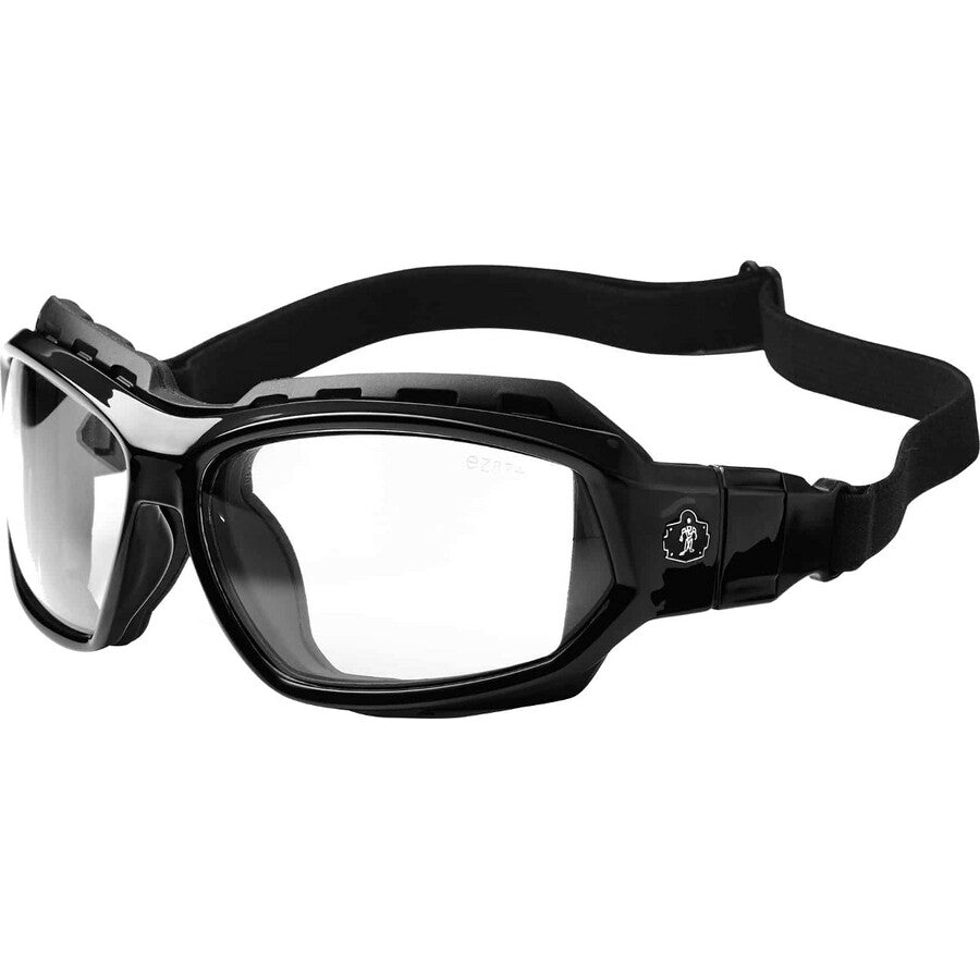 Ergodyne Loki AF Clear Safety Glasses - Black Frame/Clear Lens