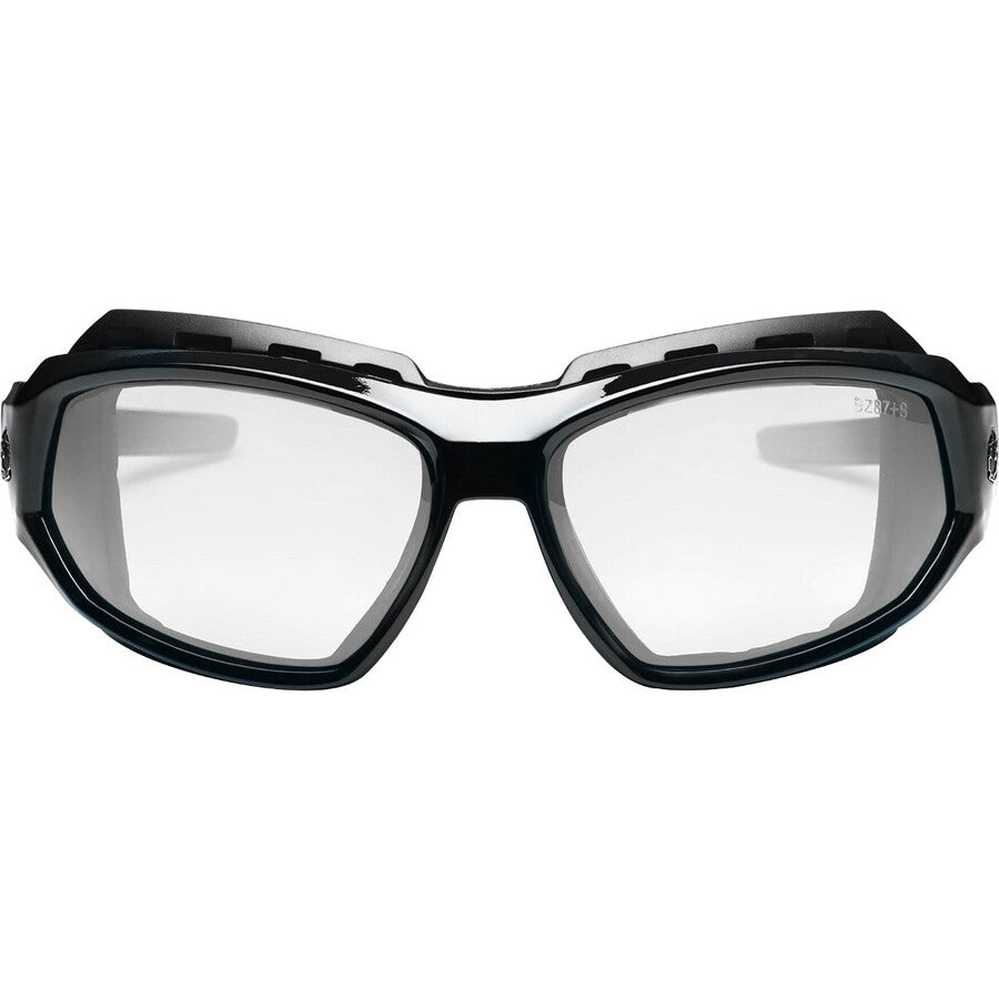 Ergodyne Loki AF Clear Safety Glasses - Black Frame/Clear Lens
