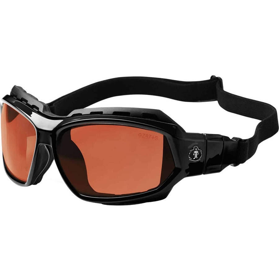 Ergodyne Loki PZ Copper Safety Glasses - Black Frame/Copper Lens