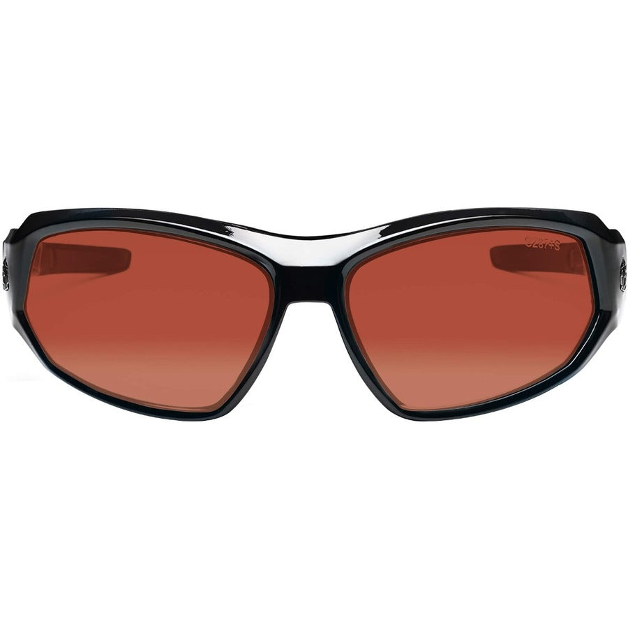 Ergodyne Loki PZ Copper Safety Glasses - Black Frame/Copper Lens