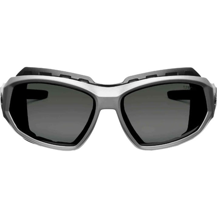 Ergodyne Loki AF Clear Safety Glasses - Matte Gray Frame/Smoke Lens
