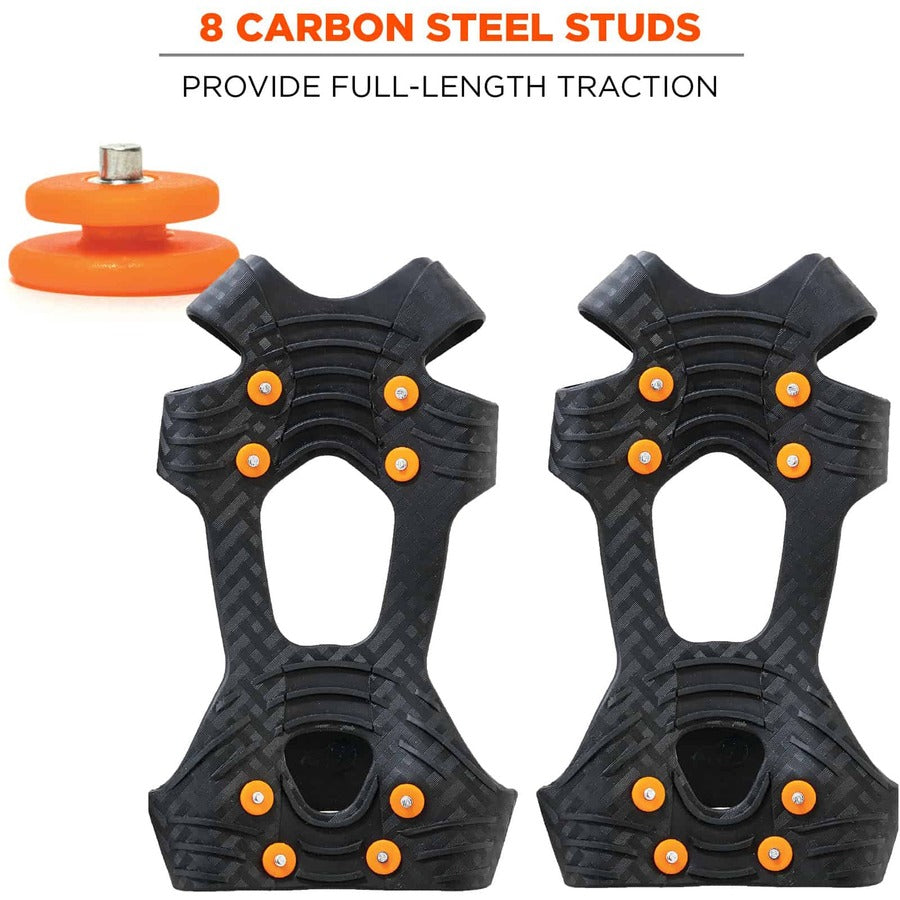 for Shoe, Boot - Carbon Steel, Rubber - Black
