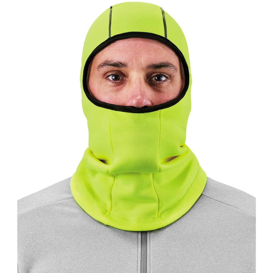 Ergodyne N-Ferno 6821 Balaclava Face Mask - Fleece - Polyester - Lime