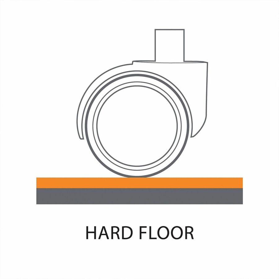 ES ROBBINS Sit or Stand Mat with Lip - Hard Floor36" Width - Lip Size 18" Length x 20" Width - Rectangular - Vinyl, Foam - Clear - 1 Each