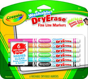 Crayola - Marqueurs Effaçables à Sec Lavables, (BIN985906), 24 Par Ensemble