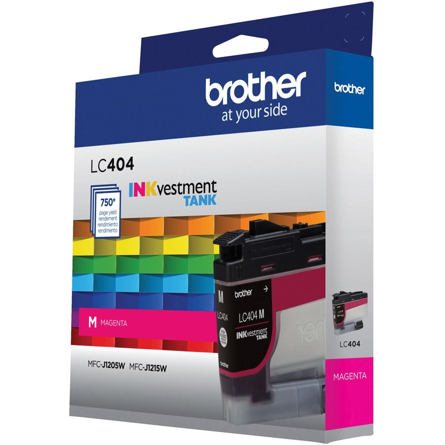 Brother INKvestment LC404M Original Standard Yield Inkjet Ink Cartridge - Single Pack - Magenta - 1 Each