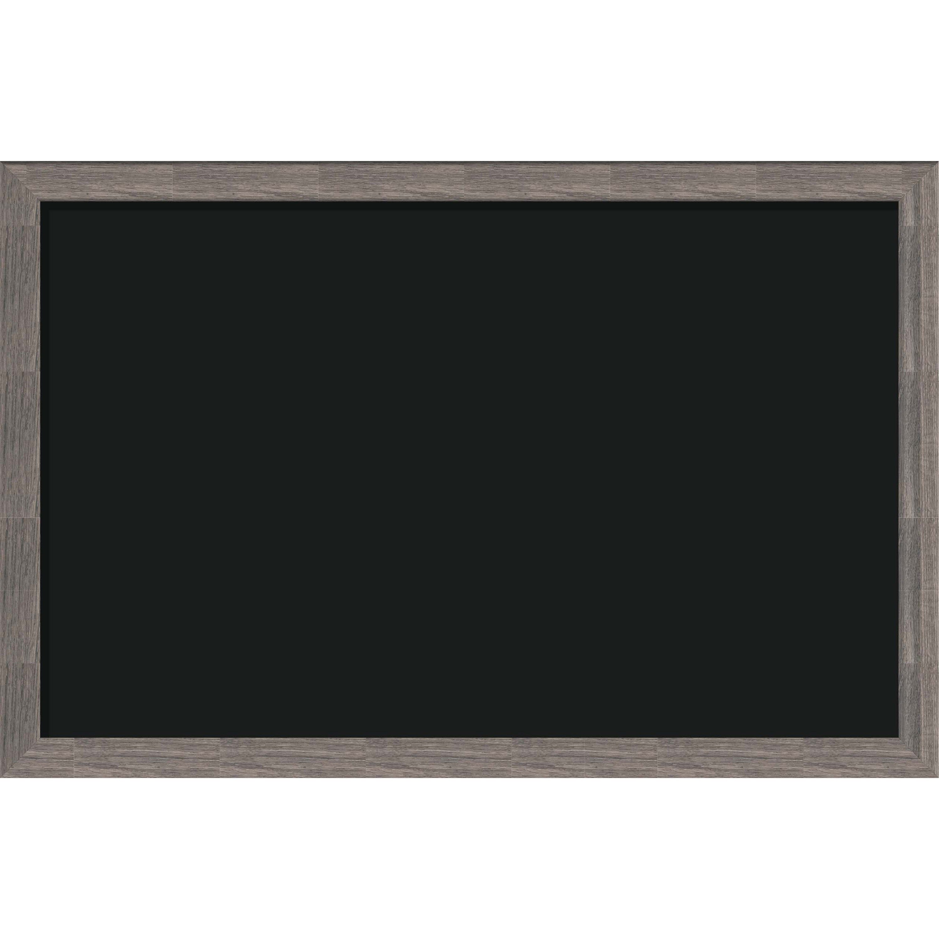 U Brands Magnetic Chalkboard - 36" (3 ft) Width x 24" (2 ft) Height - Decor Rustic Frame - Horizontal/Vertical - 1 Each