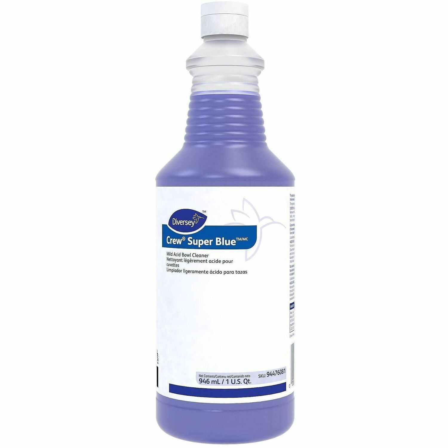 Ready-To-Use - 32 oz (2 lb) - Citrus Scent - Organic - Blue Bottle - 12 / Carton