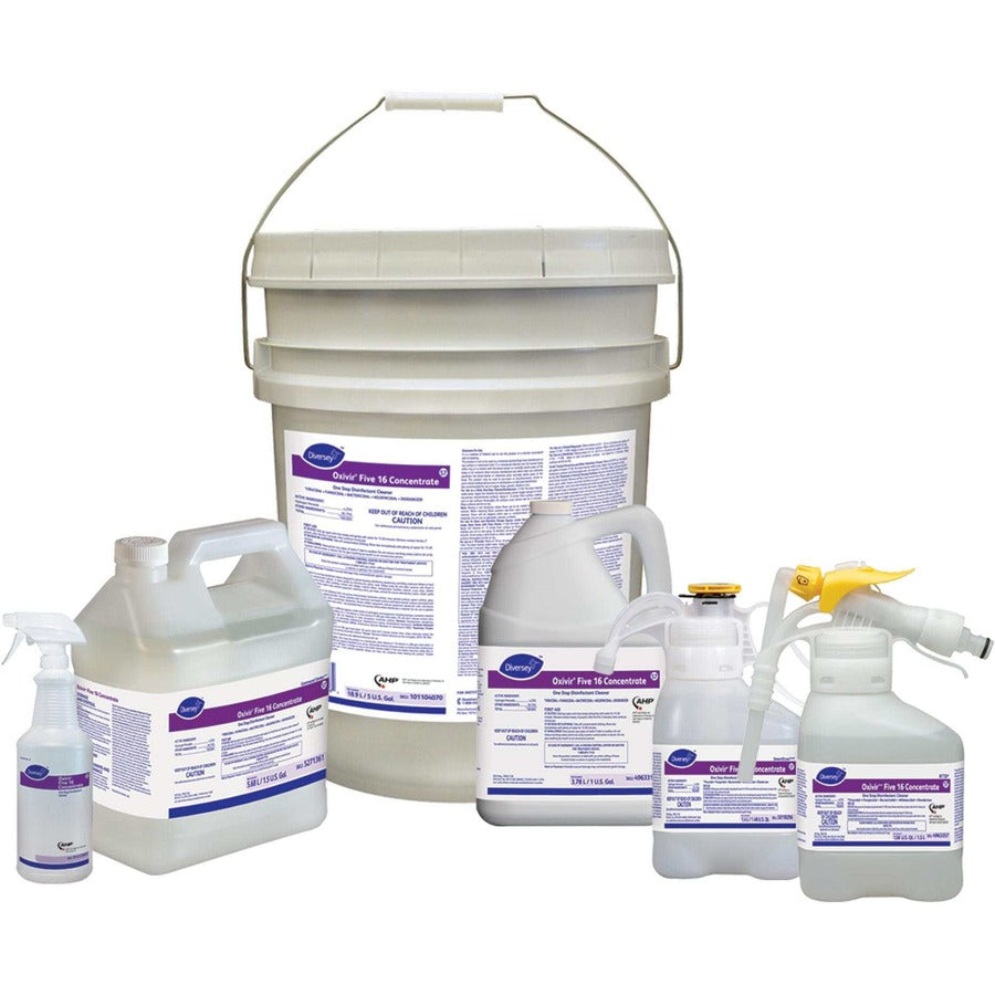 Ready-To-Use/Concentrate - 50.7 fl oz (1.6 quart) - Characteristic Scent - Fast Acting, VOC-free, NPE-free, Virucidal, Bactericide, Fungicide, Fragrance-free - Clear - 2 / Box