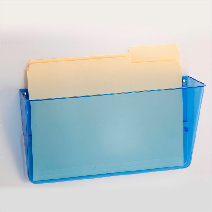 Officemate Blue Glacier Wall File