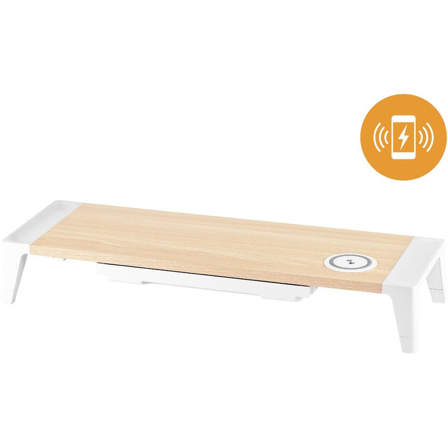 33 lb Load Capacity - 24" Width x 8" Depth - Wood, Wood Grain - Multi