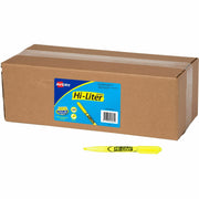 Chisel Marker Point - Fluorescent Yellow Ink - 200 / Carton