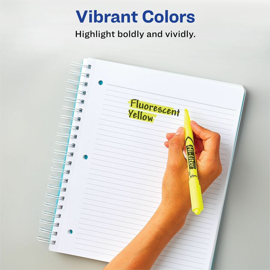 Chisel Marker Point - Fluorescent Yellow Ink - 200 / Carton