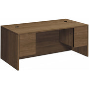 29.5" Height x 72" Width x 36" Depth - Total Drawer(s): 4 - Double Pedestal - Finish: Pinnacle, Laminate - 1 Each