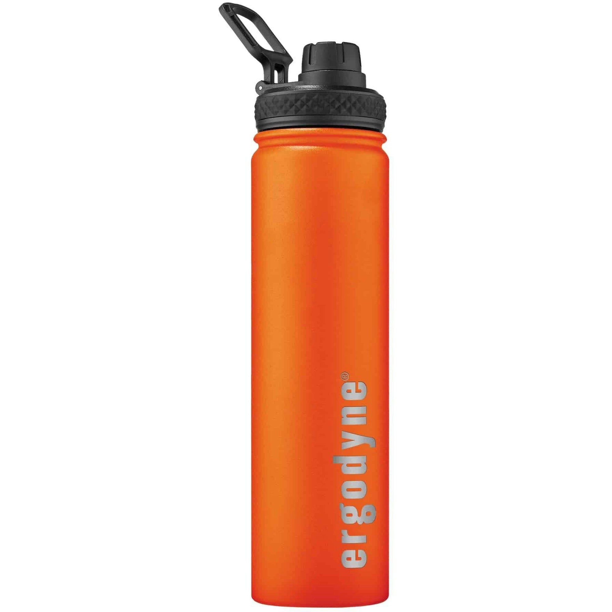 Ergodyne 5152 Insulated Stainless Steel Water Bottle - 25oz / 750ml - 25.36 fl oz - Orange - Stainless Steel