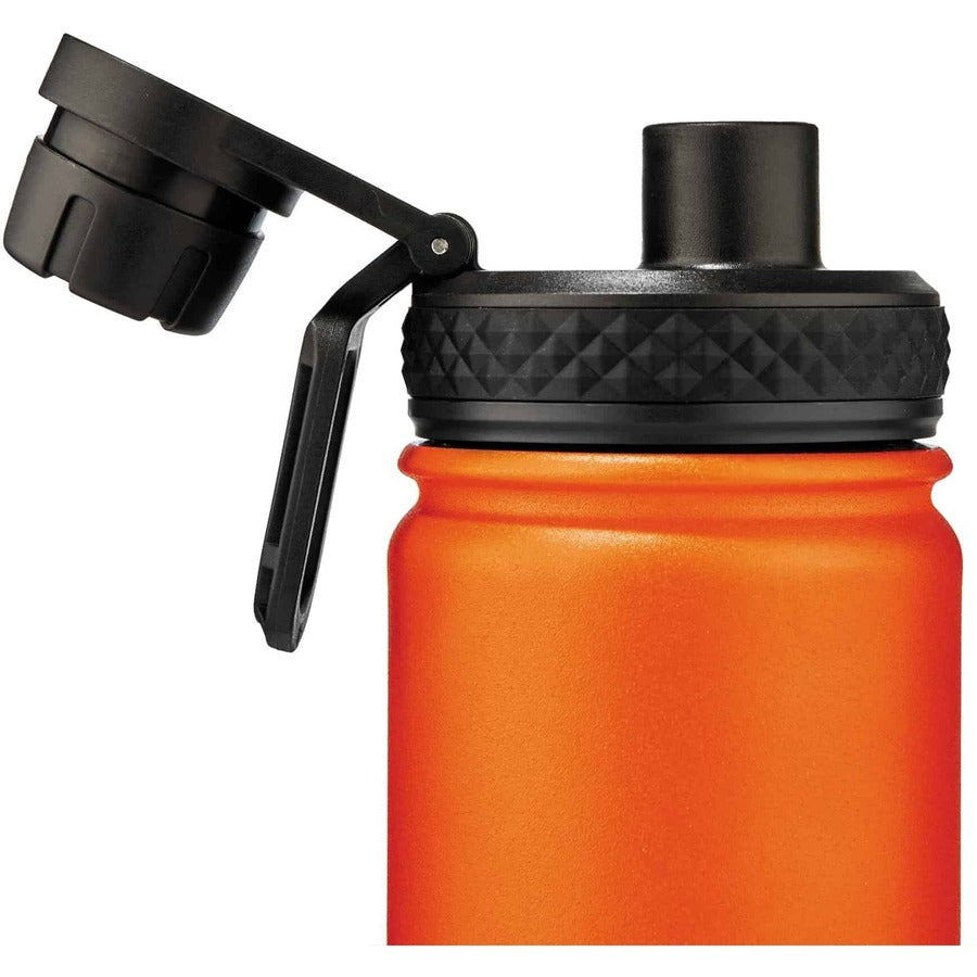 Ergodyne 5152 Insulated Stainless Steel Water Bottle - 25oz / 750ml - 25.36 fl oz - Orange - Stainless Steel