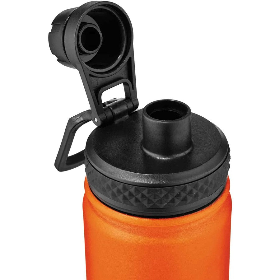 Ergodyne 5152 Insulated Stainless Steel Water Bottle - 25oz / 750ml - 25.36 fl oz - Orange - Stainless Steel