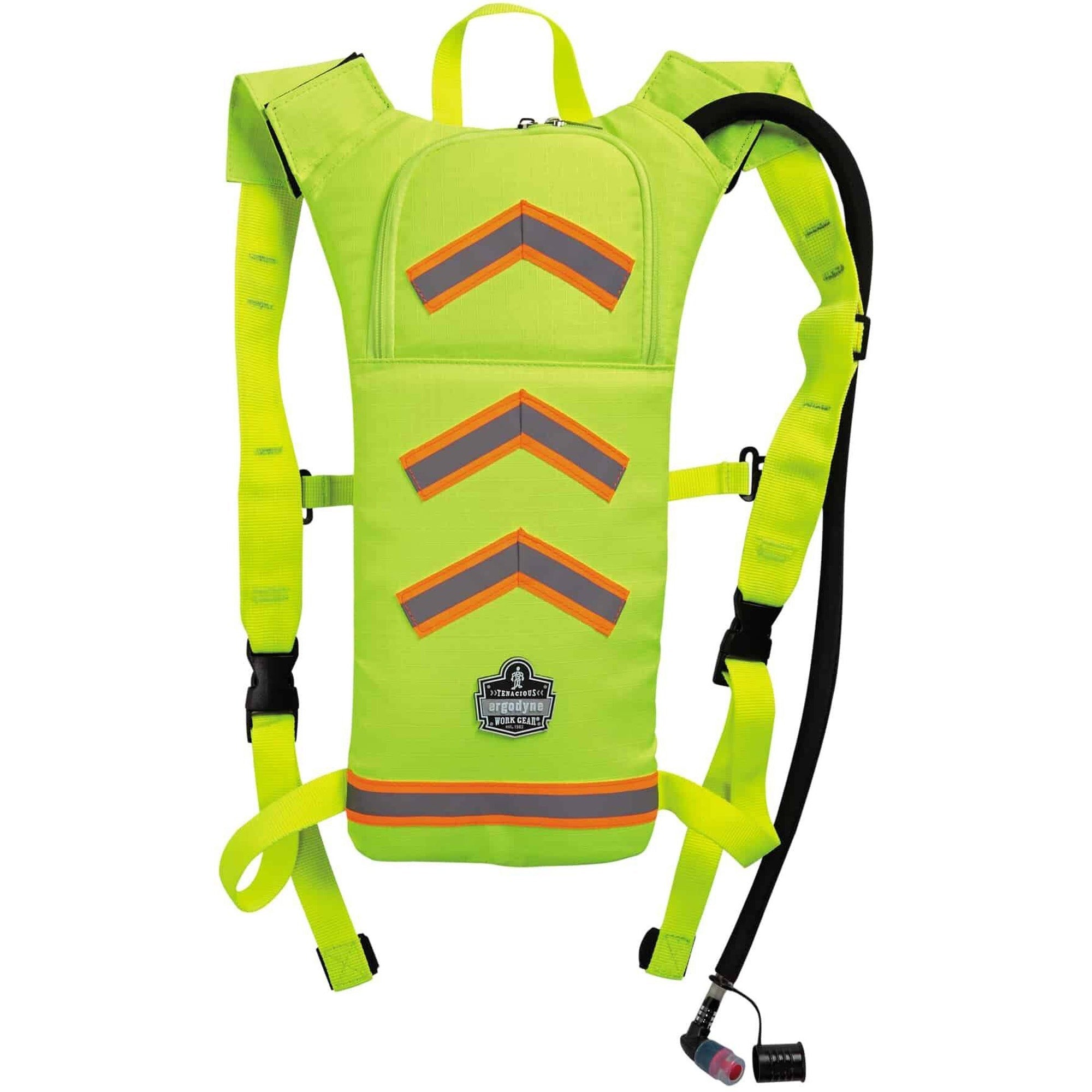 Ergodyne 5155 Low Profile Hydration Pack - 2.11 quart Reservoir - Lime
