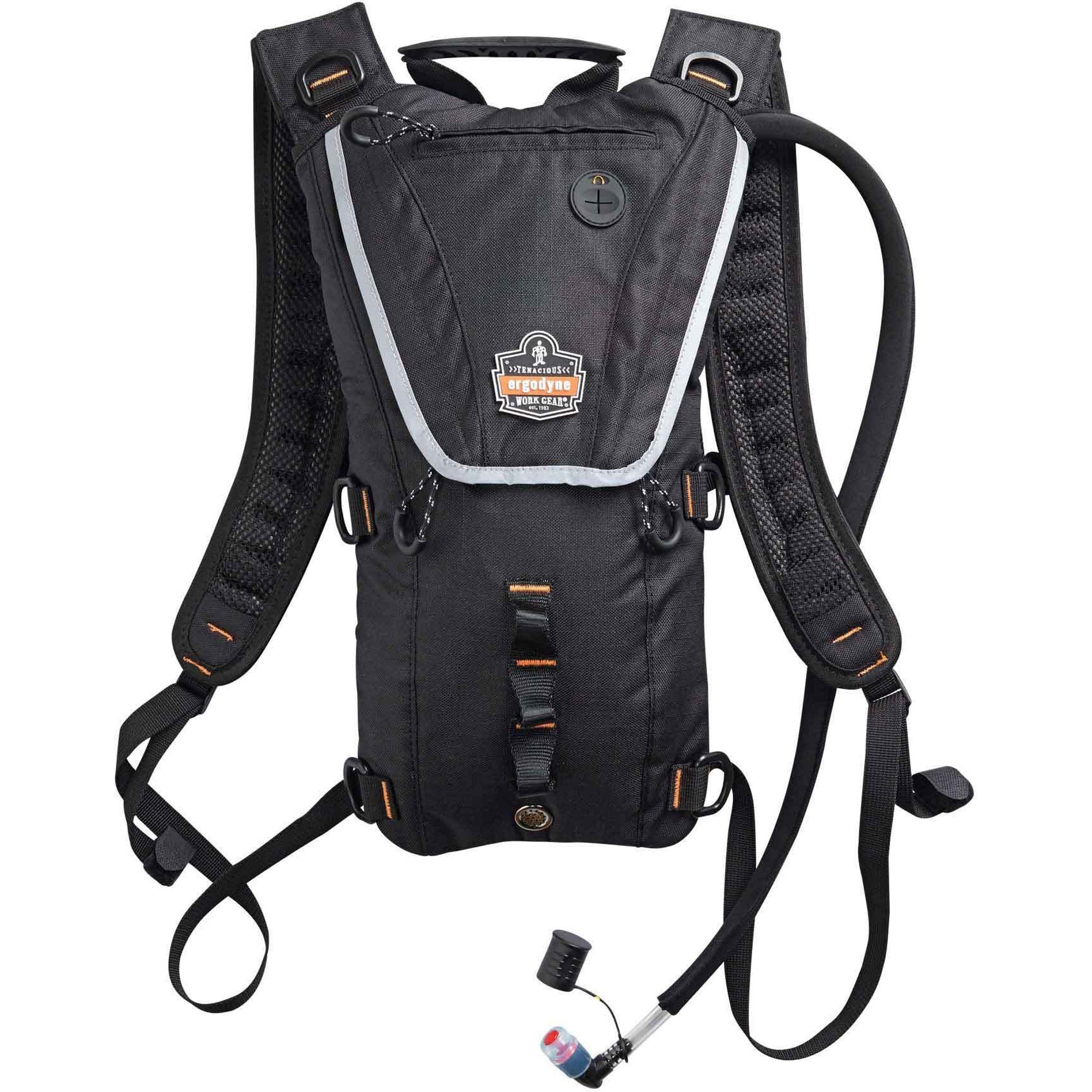 Ergodyne 5156 Premium Low Profile Hydration Pack - 3.17 quart Reservoir - Black