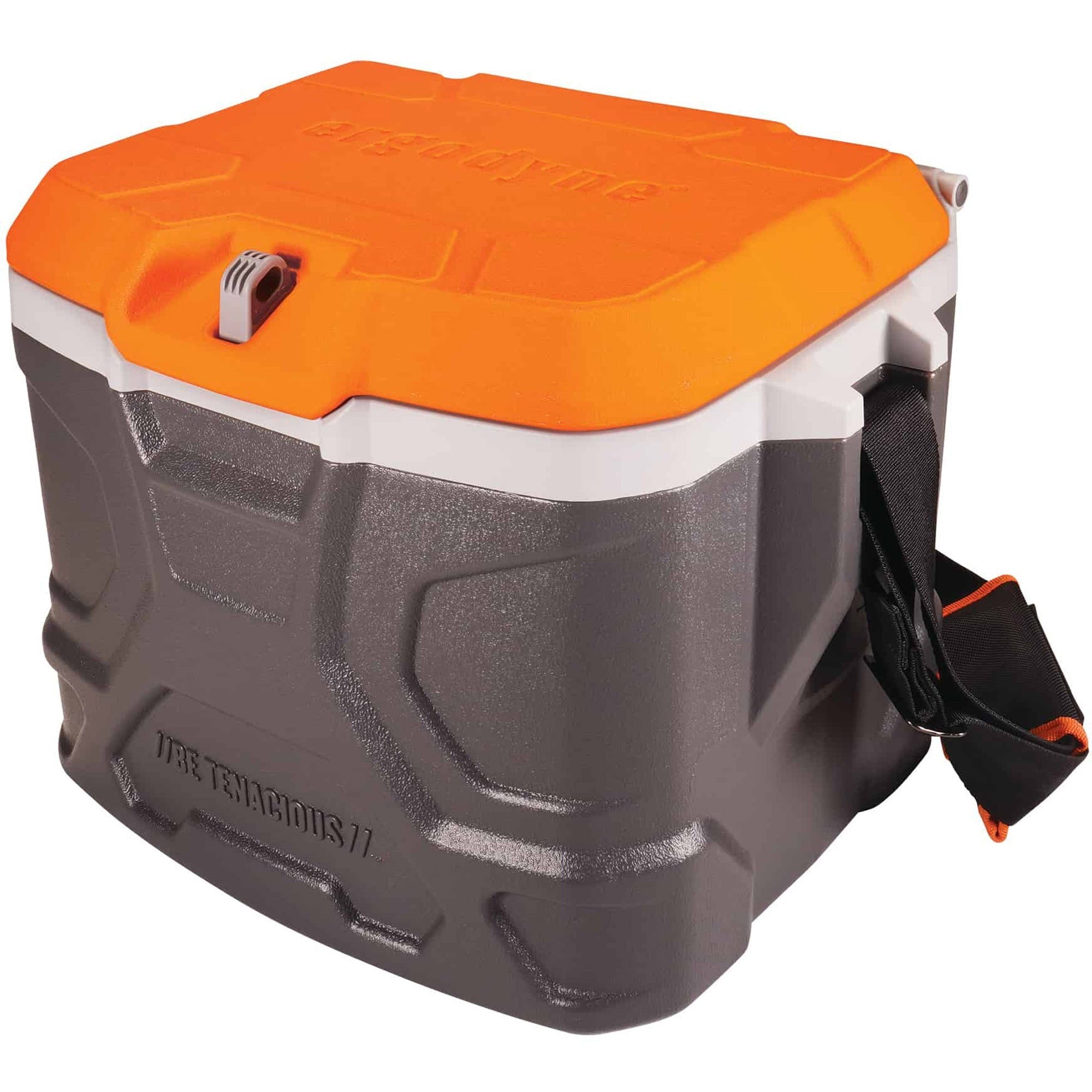 4.25 gal - 18 Can Support - Orange, Gray - Fabric