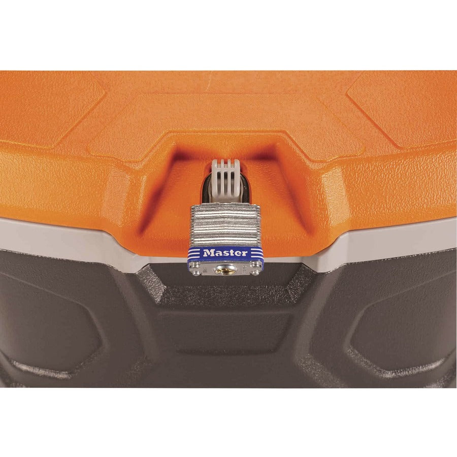 4.25 gal - 18 Can Support - Orange, Gray - Fabric