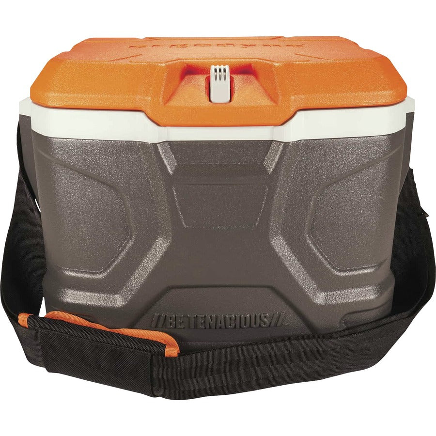 4.25 gal - 18 Can Support - Orange, Gray - Fabric