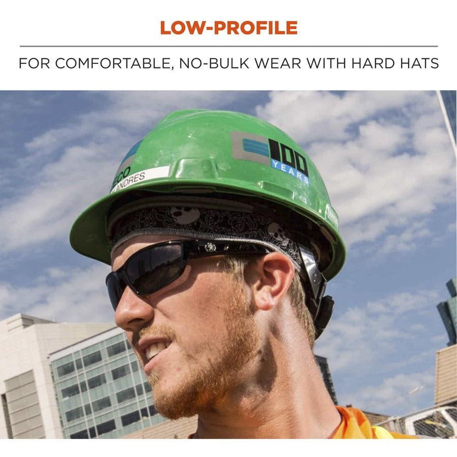 Ergodyne 6605 High-Performance Headband - 2" Height x 0.3" Width x 20" Length - Lime - Cloth, Elastic - 6 / Carton
