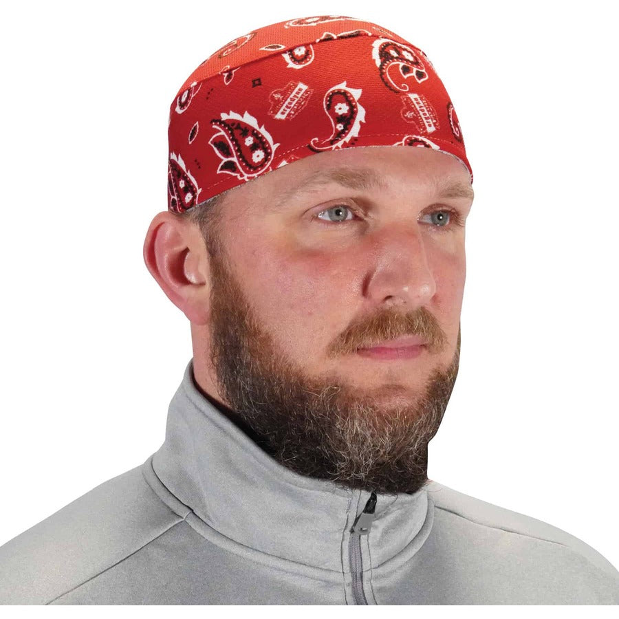 Fabric, Elastic - Red Western