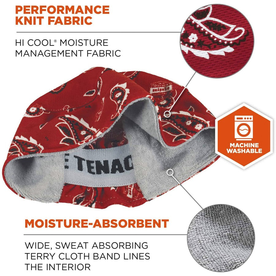 Fabric, Elastic - Red Western