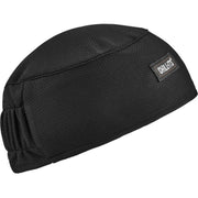 Ergodyne 6630 Skull Cap - Terry Cloth - Fabric, Elastic - Black