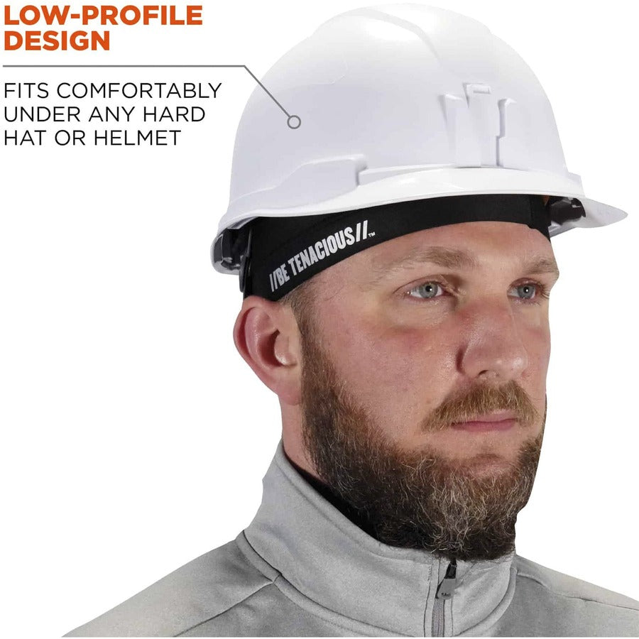 Ergodyne 6632 Cooling Skull Cap - Fabric, Elastic - Black